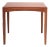 Teak and Leather Page Table by Ejner Larsen & Aksel Bender Madsen, 1960s For Sale
