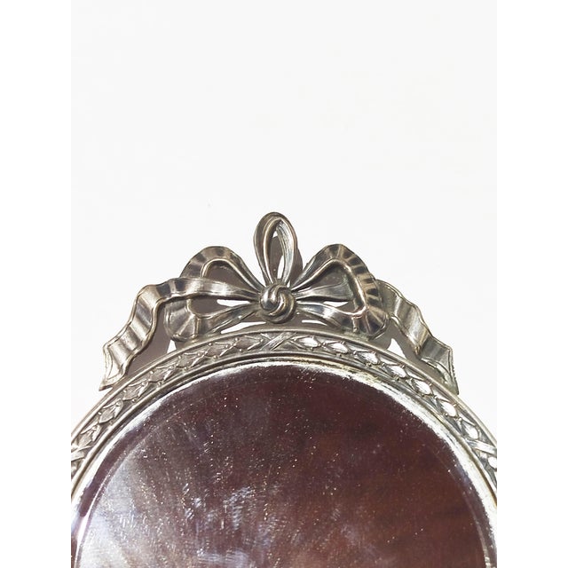 Silver Hand Mirror, 1800s For Sale - Image 6 of 7