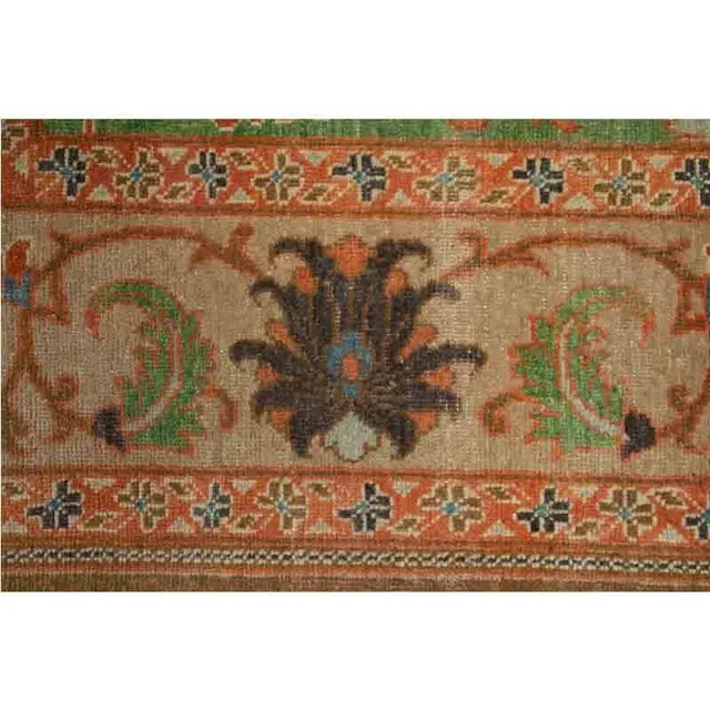 1970s Vintage Handwoven Persian Tabriz Area Rug 7'2" X 9'6" For Sale - Image 9 of 10