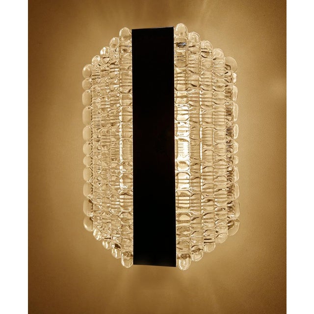 Silver Vintage Glass Sconces from Kaiser, Set of 2 For Sale - Image 8 of 12