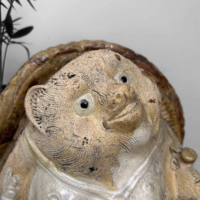 Ceramic Decorative Tanuki Tanuki Statue, 1970s For Sale - Image 7 of 17