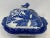 1900 - 1909 Antique Covered Blue Willow Tureen /Serving Bowl From England - Circa 1900 For Sale - Image 5 of 13