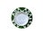 1990s Bill Goldsmith Site Carot New Florida Green Limoges Cup & Saucer Set of 5 - 10 pcs For Sale In Baton Rouge - Image 6 of 14