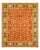 Vintage Moroccan Hand Knotted Wool Area Rug, Orange - 8'1" X 9'10" For Sale - Image 9 of 9