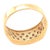 14 Karat Yellow Gold and Diamond Encrusted Fashion Ring 0.50 TDW, Size 7.5 For Sale - Image 10 of 10