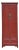Oriental Classic Slim Red Lacquer Narrow Tall Storage Cabinet For Sale