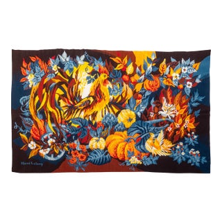 Hervé Lelong (1935–2023) Les Fruits De L’Été 1977 Signed Wool Tapestry 54/250 For Sale