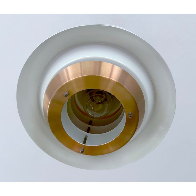 Mid-Century Modern Mid-Century Modern Danish Copper Pendant Light, 1970s For Sale - Image 3 of 18