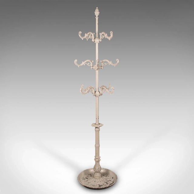 Victorian 1900's 6' Tall Antique Portico Coat Stand For Sale - Image 3 of 10