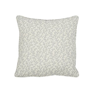 Schumacher X Veere Grenney Folly 16" Pillow in Orpington Blue For Sale