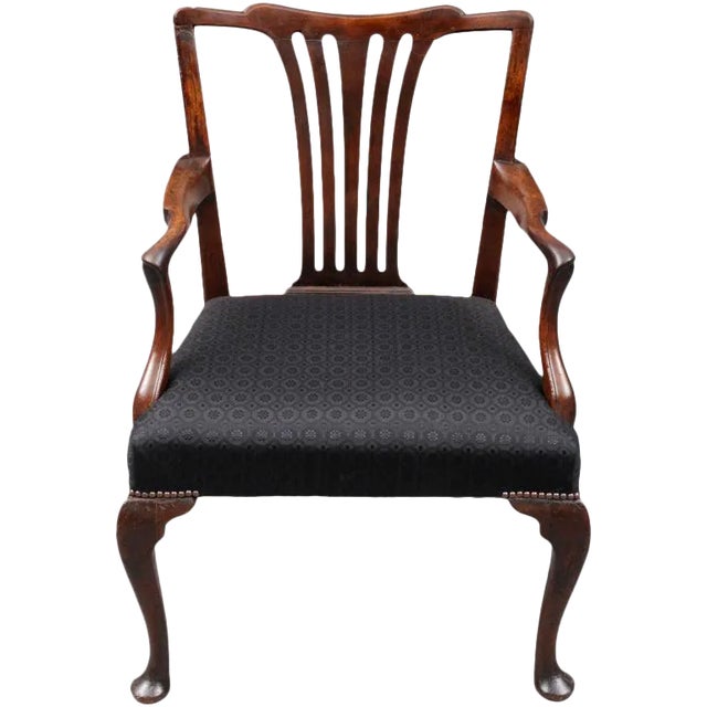 English Period Chippendale Armchair For Sale