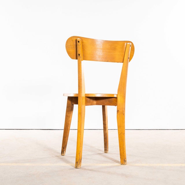 Vintage French Luterma Chapel Dining Chairs in Bentwood, 1950s, Set of 6 For Sale - Image 4 of 12