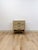 Mid 20th Century Ficks Reed Style Faux Bamboo Nightstand Beige Coastal Hollywood Regency Bedside Table For Sale - Image 12 of 13