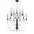 Thomas O'Brien for Visual Comfort Signature Erika Two-Tier Chandelier in Aged Iron For Sale
