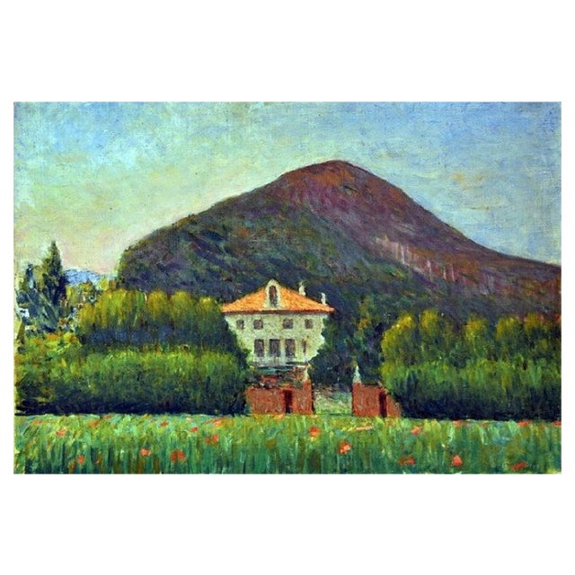 Giovanni Malesci, Monterosso, 1965, Oil on Panel For Sale