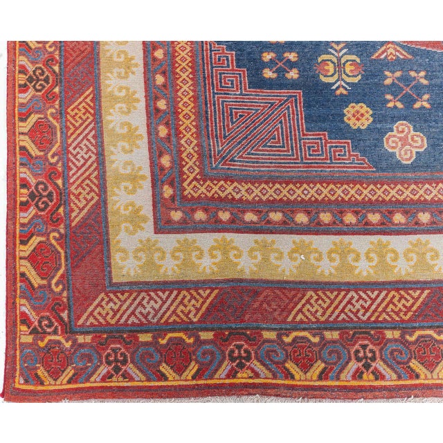 Doris Leslie Blau Antique Samarkand Khotan Rug For Sale In New York - Image 6 of 10