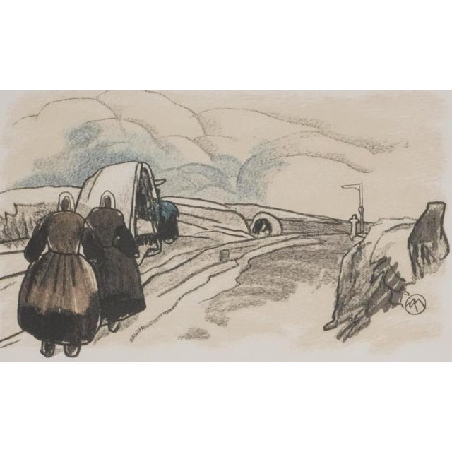 Mathurin Meheut, The Pilgrimage, 1937, Engraving For Sale - Image 10 of 10