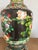 Black Monumental Mid-Century Phoenix and Peony Floor Vase For Sale - Image 8 of 9