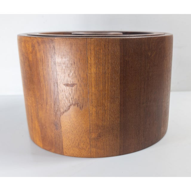Dansk Designs Mid-Century Danish Modern Teak Ice Bucket by Dansk For Sale - Image 4 of 13