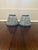 2020s Custom Shirred Block Print Sconce Shades, Pair For Sale - Image 5 of 6