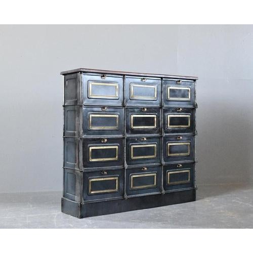 Strafor Clapets Industrial Cabinet by Wolf Netter and Jacobi, 1910 For Sale - Image 13 of 13
