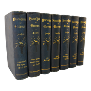 1990s Beacon Lights of History by John Lord Books (Set of 7)