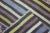 Late 20th Century Rustic Style Turkish Stripe Design Ethnic Wool Kilim Rug For Sale - Image 12 of 13