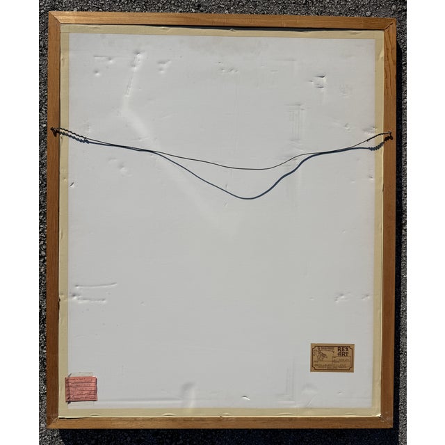 "Floating Leaves" Collograph by Laura Ames 1984 For Sale - Image 11 of 13