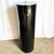 Wood Postmodern Black Lacquered Cylindrical Pedestal For Sale - Image 7 of 7