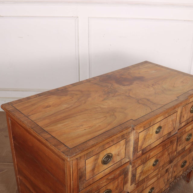 Austrian Breakfront Commode in Walnut For Sale - Image 9 of 12