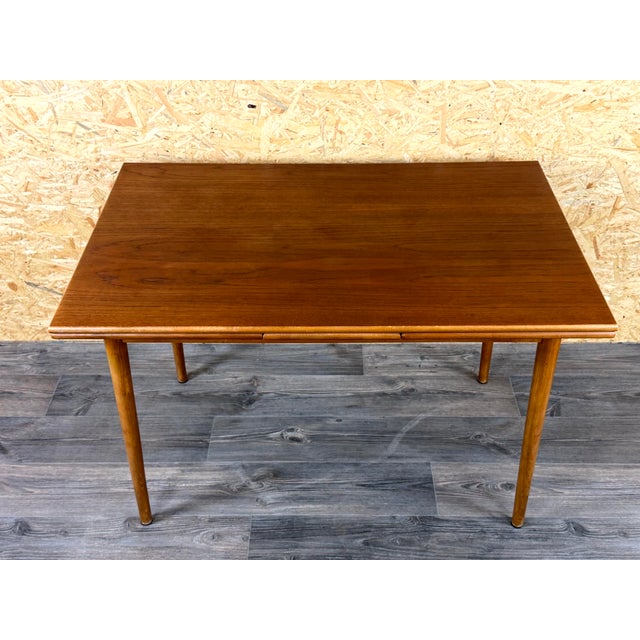 Vintage Danish Teak Dining Table, 1960s For Sale - Image 3 of 18