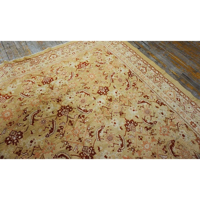 1900 - 1909 Early 20th Century N. Indian Agra Carpet ( 7' x 10'2" - 213 x 310 ) For Sale - Image 5 of 7