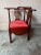 English Antique Chippendale Mahogany Corner Commode Chair Early 19th Century For Sale - Image 3 of 11