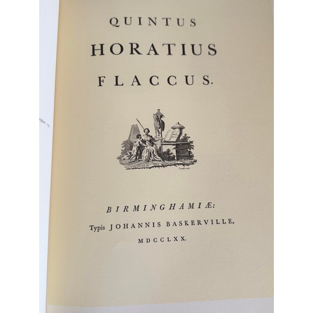 Paper Horatius Flaccus Odes & Epodes; Pages From Horace, Limited Editions Club 1961 For Sale - Image 7 of 9