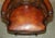 Antique Victorian Brown Leather Captain's Chair by Cornelius V. Smith, 1885 For Sale - Image 9 of 18