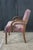 Mid Century Art Deco Style Bentwood Library Vanity Arm Reading Chair MCM Retro For Sale - Image 14 of 18