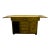 Vintage Solid Wood Hand Painted Wine Bar Cabinet Freestanding Counter Kitchen Island For Sale