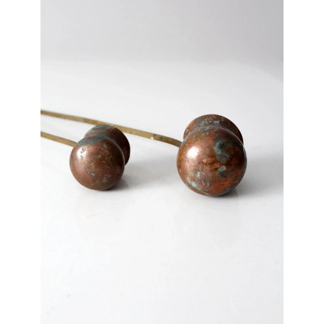 Antique Copper Liquor Ladles Pair For Sale - Image 11 of 13
