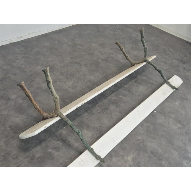 Vintage Cast Iron Garden Bench For Sale - Image 5 of 6