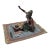 Antique Vienna Bronze Sculpture a Man on Persian Rug by Franz Bergmann For Sale