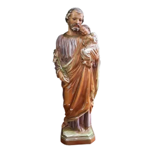 Vintage Early 20th Century Icon Italian St. Anthony Chalkware Figurine