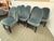 Arhaus Arhaus Arco Channel Back Banks Velvet Dining Chairs, Set of Eight For Sale - Image 4 of 12
