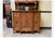 Brown Antique Art Nouveau Parquet Marquetry Buffet, 1920s For Sale - Image 8 of 9