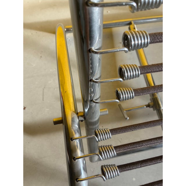 René Herbst Reclining Chair by Rene Herbst for Alivar, 1980s For Sale - Image 4 of 10