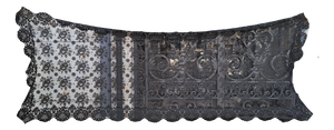Black Lace and Tulle Mantilla, Spain, 1930s