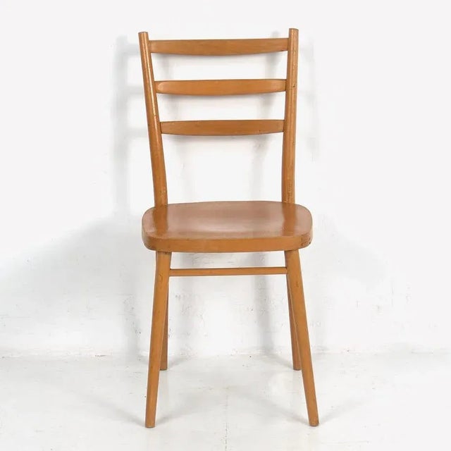 Brown Set of Vintage Style Dining Chairs (c.1950). Set of 2 Pieces, Set of x For Sale - Image 8 of 9