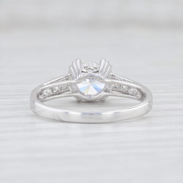 New Beverley K Semi Mount Engagement Ring Diamond 14k Gold Size 6.5 Round For Sale - Image 4 of 7
