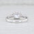 New Beverley K Semi Mount Engagement Ring Diamond 14k Gold Size 6.5 Round For Sale - Image 4 of 7