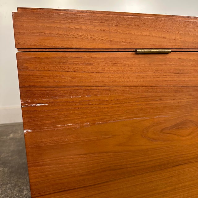 Mid 20th Century Modern Riis Antonsen Danish Teak Chest Trunk For Sale - Image 10 of 12