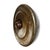 Industrial Iron Vintage Wall Gong For Sale - Image 3 of 6